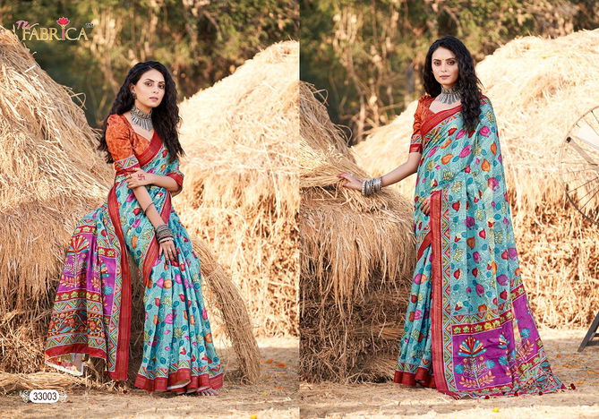 Soul Vol 2 By The Fabrica Printed Sarees Catalog